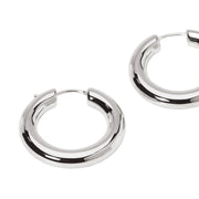 Mabina Orecchini a cerchio piatto in argento 563917